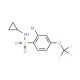 2-Bromo-N-cyclopropyl-4-(trifluoromethoxy)benzenesulphonamide (CAS 957062-79-2) - chemical structure image