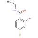 2-bromo-N-ethyl-4-fluorobenzamide - chemical structure image