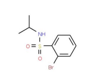2-Bromo-N-isopropylbenzenesulfonamide (CAS 951883-94-6) - chemical structure image