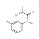 2-Bromo-N-methyl-N-(3-methylphenyl)propanamide - chemical structure image