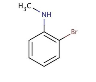 2-Bromo-N-methylaniline (CAS 6832-87-7) - chemical structure image