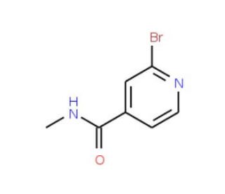 2-Bromo-N-methylisonicotinamide (CAS 337536-01-3) - chemical structure image