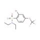 2-Bromo-N,N-diethyl-4-(trifluoromethoxy)benzenesulphonamide (CAS 957062-75-8) - chemical structure image