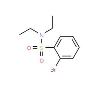 2-Bromo-N,N-diethylbenzenesulphonamide (CAS 65000-12-6) - chemical structure image
