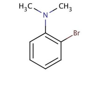 2-Bromo-N,N-dimethylaniline (CAS 698-00-0) - chemical structure image