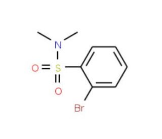 2-Bromo-N,N-dimethylbenzenesulfonamide (CAS 65000-13-7) - chemical structure image