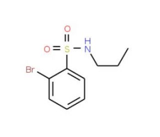2-Bromo-N-propylbenzenesulfonamide (CAS 951883-92-4) - chemical structure image