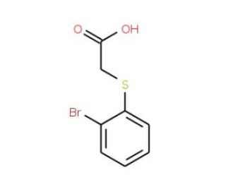 2-Bromo-phenylthioacetic acid - chemical structure image