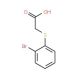 2-Bromo-phenylthioacetic acid - chemical structure image