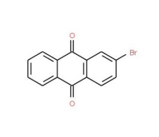 2-Bromoanthraquinone (CAS 572-83-8) - chemical structure image