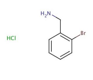 2-Bromobenzylamine hydrochloride (CAS 5465-63-4) - chemical structure image