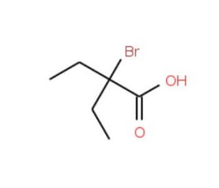 2-Bromodiethylacetic acid (CAS 5456-23-5) - chemical structure image