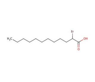 2-Bromododecanoic acid (CAS 111-56-8) - chemical structure image