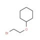 (2-bromoethoxy)cyclohexane - chemical structure image