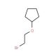 (2-bromoethoxy)cyclopentane - chemical structure image