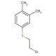 2-bromoethyl 3,4-dimethylphenyl sulfide - chemical structure image