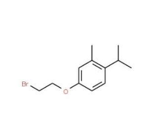 2-bromoethyl 4-isopropyl-3-methylphenyl ether - chemical structure image