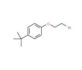 2-Bromoethyl 4-(tert-butyl)phenyl ether (CAS 5952-59-0) - chemical structure image