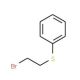 2-Bromoethyl phenyl sulfide (CAS 4837-01-8) - chemical structure image