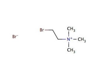 (2-Bromoethyl)trimethylammonium Bromide (CAS 2758-06-7) - chemical structure image