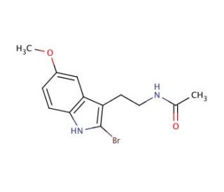 2-Bromomelatonin (CAS 142959-59-9) - chemical structure image