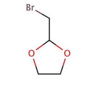 2-Bromomethyl-1,3-dioxolane (CAS 4360-63-8) - chemical structure image
