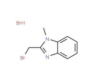 2-(Bromomethyl)-1-methyl-1H-benzimidazole hydrobromide (CAS 934570-40-8) - chemical structure image