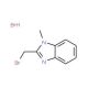 2-(Bromomethyl)-1-methyl-1H-benzimidazole hydrobromide (CAS 934570-40-8) - chemical structure image