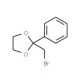 2-(Bromomethyl)-2-phenyl-1,3-dioxolane (CAS 3418-21-1) - chemical structure image