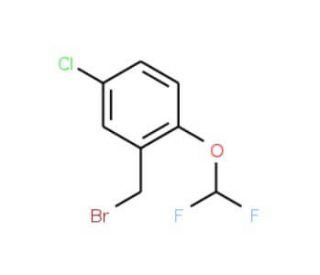 2-Bromomethyl-4-chloro-1-difluoromethoxy-benzene - chemical structure image