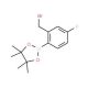 2-(Bromomethyl)-4-fluorobenzeneboronic acid, pinacol ester 的分子结构, CAS编号: 850567-57-6 2-(Bromomethyl)-4-fluorobenzeneboronic acid, pinacol ester (CAS 850567-57-6) - chemical structure image