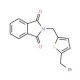 2-(Bromomethyl)-5-(phthalimidomethyl)thiophene (CAS 166888-26-2) - chemical structure image