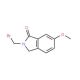 2-Bromomethyl-6-methoxyisoindolinone (CAS 944718-10-9) - chemical structure image