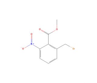 2-Bromomethyl-6-nitrobenzoic Acid Methyl Ester (CAS 61940-21-4) - chemical structure image