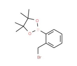 2-(Bromomethyl)benzeneboronic acid, pinacol ester (CAS 377780-72-8) - chemical structure image