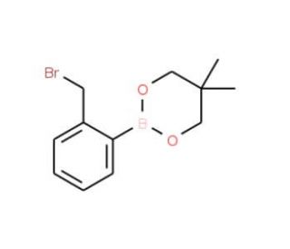 2-Bromomethylphenylboronic acid, neopentyl glycol ester (CAS 441011-76-3) - chemical structure image