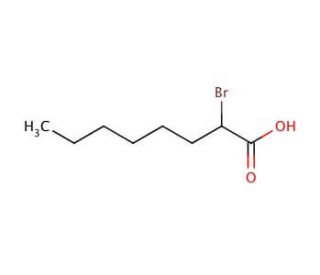 2-Bromooctanoic acid (CAS 2623-82-7) - chemical structure image