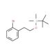 (2-Bromophenethoxy)(tert-butyl)dimethylsilane (CAS 181021-20-5) - chemical structure image