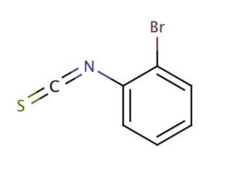 2-Bromophenyl isothiocyanate (CAS 13037-60-0) - chemical structure image