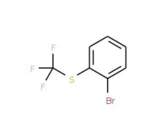 2-Bromophenyl trifluoromethyl sulphide (CAS 1644-72-0) - chemical structure image