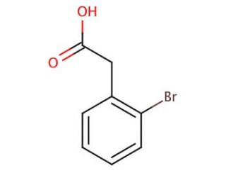 2-Bromophenylacetic acid (CAS 18698-97-0) - chemical structure image