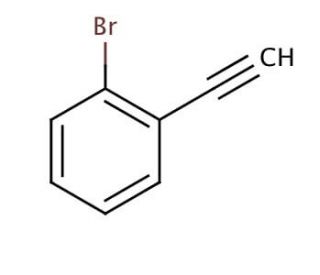 2-Bromophenylacetylene (CAS 766-46-1) - chemical structure image