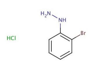 2-Bromophenylhydrazine hydrochloride (CAS 50709-33-6) - chemical structure image