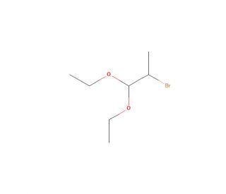 2-Bromopropionaldehyde Diethyl Acetal (CAS 3400-55-3) - chemical structure image