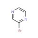 2-Bromopyrazine (CAS 56423-63-3) - chemical structure image