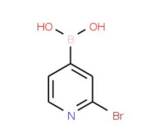 2-Bromopyridine-4-boronic acid (CAS 458532-94-0) - chemical structure image