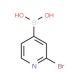 2-Bromopyridine-4-boronic acid (CAS 458532-94-0) - chemical structure image