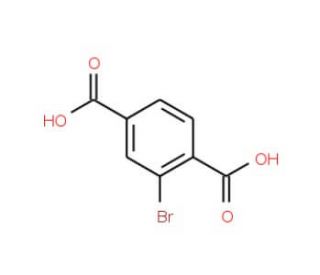2-Bromoterephthalic acid (CAS 586-35-6) - chemical structure image