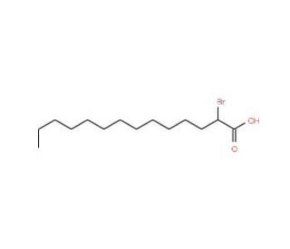 2-Bromotetradecanoic acid (CAS 135312-82-2) - chemical structure image