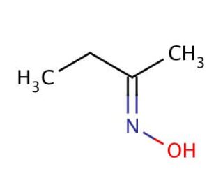 2-Butanone oxime (CAS 96-29-7) - chemical structure image